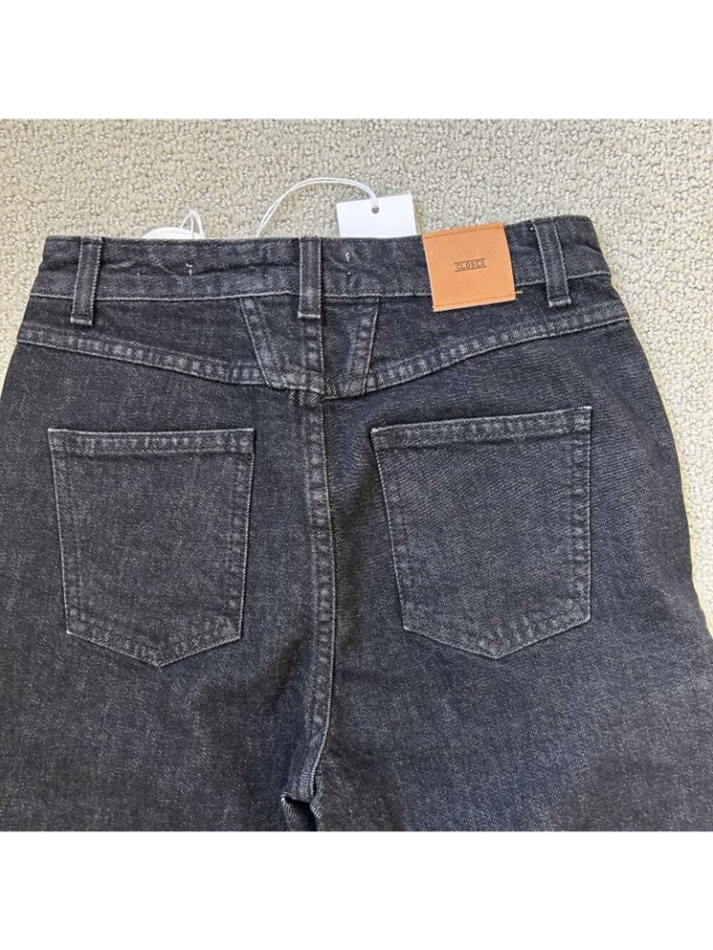 NWT CLOSED Womens Dark Wash High Waist Slim Fit Straight Leg Jeans Milly Size 24 - Picture 11 of 16